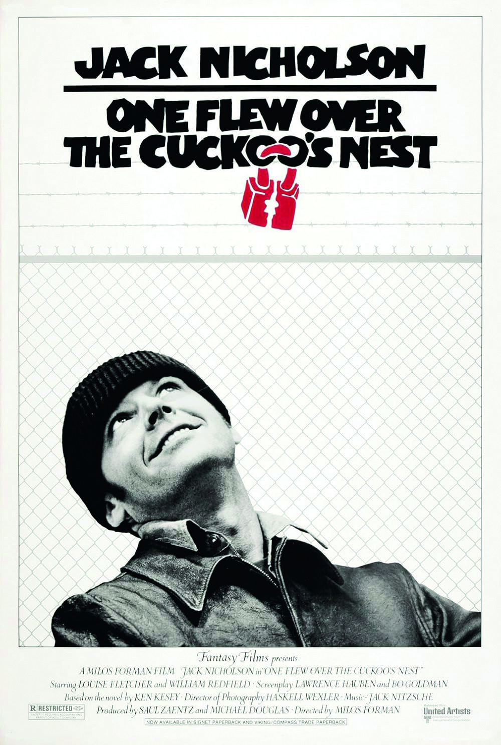 one flew over the cuckoos nest poster